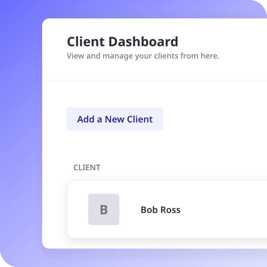 Client Dashboard Clientmanager Io